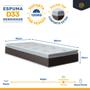 Imagem de Cama Box Baú com Colchão Espuma D33 Com Pillow Top Nivus + Auxiliar Unique Solteiro 88cm