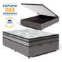 Imagem de Cama Box Baú com Colchão Espuma D33 Pillow In Anjos Ortosleep Casal 138x188x60cm