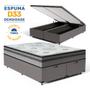 Imagem de Cama Box Baú com Colchão Espuma D33 Pillow In Anjos Ortosleep Queen 158x198x60cm