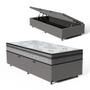 Imagem de Cama Box Baú com Colchão Espuma D33 Pillow In Anjos Ortosleep Solteiro King 96x203x60cm