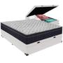 Imagem de Cama Box Baú e Colchão Airtech 150 Espuma D45 Casal Ortobom