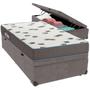 Imagem de Cama Box Baú e Colchão Light Espuma D33 Solteiro Ortobom
