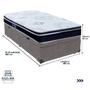 Imagem de Cama Box Baú e Colchão Orthosono D33 Com Euro Pillow Solteiro Anjos