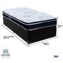 Imagem de Cama Box Baú e Colchão Orthosono D33 Com Euro Pillow Solteiro Anjos
