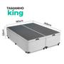 Imagem de Cama Box Baú King Base 193x203x52cm Varias Cores - Nova Box