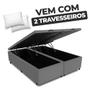 Imagem de Cama Box Baú King Base 193x203x52cm Varias Cores - Nova Box