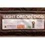 Imagem de Cama Box Baú King: Colchão Ortopédico Ortobom  Light + Base CRC Suede Marrom(186x198)