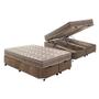 Imagem de Cama Box Baú King: Colchão Ortopédico Paropas D33 / Confort Ultra Firme + Base CRC Suede Clean(193x203)