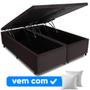 Imagem de Cama Box Baú Queen Base 158x198cm Varias Cores + 2 Travesseiros FL - Colchomax