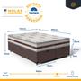 Imagem de Cama Box Baú Queen + Colchão de Molas Ensacadas - Anjos - Classic 158cm