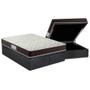 Imagem de Cama Box Baú Queen: Colchão Espuma D33 Probel  ProDormir Advanced + Base CRC Suede Gray(158x198)