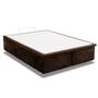 Imagem de Cama Box Baú Queen Universal Suede Brown (158x198x35) - Ortobom