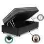 Imagem de Cama Box Baú Solteirão Bravus + Colchão Ibiza D33 Mola Superlastic 96x203x60cm Várias Cores - Vstore