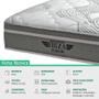 Imagem de Cama Box Baú Solteirão Bravus + Colchão Ibiza D33 Mola Superlastic 96x203x60cm Várias Cores - Vstore