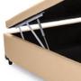 Imagem de Cama Box Baú Solteiro 78 X 188 - Sintético Bege