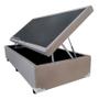 Imagem de Cama Box Baú Solteiro 78 X 188 - Sintético Bege