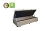 Imagem de Cama Box Baú Solteiro 88 Bello Box - Suede Bege