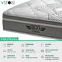 Imagem de Cama Box Baú Solteiro Auxiliar Bicama 3 em 1 + Colchão Ibiza D33 Molas Superlastic 88x188x66cm Vstore
