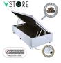Imagem de Cama Box Baú Solteiro Bravus 78x188x38cm Várias Cores - Vstore