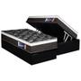 Imagem de Cama Box Baú Solteiro: Colchão Anatômico Plumatex D33 / Selectus + Base CRC Suede Black(88x188)