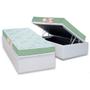 Imagem de Cama Box Baú Solteiro: Colchão Espuma D33 Castor Sleep Max Duplo + Base CRC Courano White(88x188)