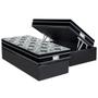 Imagem de Cama Box Baú Solteiro: Colchão Molas Probel Prolastic ProDormir Born + Base CRC Suede Gray(88x188)