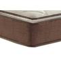 Imagem de Cama Box Baú Solteiro: Colchão Ortopédico Anjos D28 / AG65 Star Pillow Top + Base CRC Suede Brown(88x188)