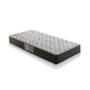 Imagem de Cama Box Baú Solteiro Conforto Sintético Cinza + Colchão Solteiro Conforto Espuma D23 Com EPS 20x88x188