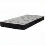 Cama Box Baú Solteiro Conforto Sintético Preto + Colchão Solteiro Conforto Espuma D33 14x88x188 - RABI COLCHOES Imagem de Cama Box Baú Solteiro Conforto Sintético Preto + Colchão Solteiro Conforto Espuma D33 14x88x188