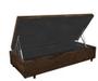 Imagem de Cama Box Baú Solteiro Dreams Suede Marrom  + Colchão Solteiro Dreams Espuma D33 Com EPS 17x88x188