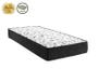 Imagem de Cama Box Baú Solteiro Dreams Suede Preto + Colchão Solteiro Dreams Espuma D33 Com EPS 28x88x188