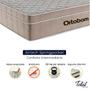 Imagem de Cama Box Baú Solteiro e Colchão Airtech Springpocket Molas Ensacadas Ortobom