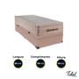 Imagem de Cama Box Baú Solteiro e Colchão Airtech Springpocket Molas Ensacadas Ortobom