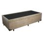 Imagem de Cama Box Baú Solteiro Kings Stop AColchões Suede Bege 41x88x188