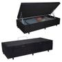 Imagem de Cama Box Baú Solteiro Suede + Colchão De Espuma D33 - Sereneprime - 88cm Preto