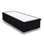 Imagem de Cama Box Baú Solteiro Universal Suede Nero Black (88x188x35) - Ortobom