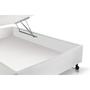 Imagem de Cama Box Baú Universal Casal Courano White New (138x188x30) - Castor