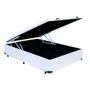 Imagem de Cama Box Baú Viúva 128 Bello Box - Tecido Sintético Branco