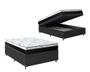 Cama Box Baú Viúva 128 Sintético Preto com Colchão Espuma D33 One Face 57X128X188 - Aloa Imagem de Cama Box Baú Viúva 128 Sintético Preto com Colchão Espuma D33 One Face 57X128X188