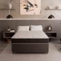 Imagem de Cama Box Baú Viúva + Colchão D33 One Face - 61x128x188cm - Várias Cores