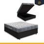 Imagem de Cama Box Baú Viúva + Colchão D33 Ortobom Iso 100 128cm
