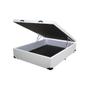 Imagem de Cama Box Baú Viúva NK Camas Sintético Branco 49x128x188
