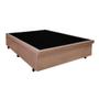 Imagem de Cama Box Baú Viúvo 128x188x42cm Suede Bege com Pistão a Gás