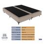 Imagem de Cama Box Bege e Colchão Queen Evolution Molas Ensacadas Probel