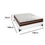 Imagem de Cama Box Berlim Marrom Casal Probel com Molas Superlastic