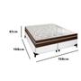 Imagem de Cama Box Berlim Marrom Queen Probel com Molas Superlastic