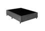 Imagem de Cama Box Blindada Casal 138x188x36 Suede Cinza