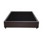 Imagem de Cama Box Blindado Casal HomeQueen Sintético Marrom 40x138x188