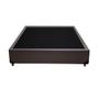 Imagem de Cama Box Blindado Viúva AColchoes Sintético Marrom 40x128x188