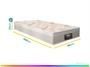 Cama Box (Box + Colchão) Solteiro Gazin - de Molas Ensacadas 50cm de Altura Cristal Imagem de Cama Box (Box + Colchão) Solteiro Gazin